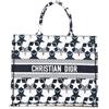Christian Dior Pre-Owned - Borsa tote Book Lucky Star grande in tela con ricami 2021 - Donna - tela - Taglia unica - Blu