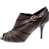 Louis Vuitton Pre-Owned - Pumps Marlene 100mm - Donna - pelle/pelle/pelle - 38.5 - Grigio