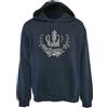 Dolce & Gabbana Pre-Owned - Felpa in misto cotone con cappuccio e stampa - Uomo - cotone/poliestere - XXL - Blu