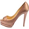 Christian Louboutin Pre-Owned - Pumps Palais Royal 145mm - Donna - pelle di vitello/pelle lucida/pelle di vitello - 37.5 - Toni neutri