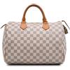 Louis Vuitton Pre-Owned - Borsa Speedy 30 Boston in tela Damier Azur 2013 - Donna - tela - Taglia unica - Bianco