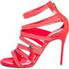 Christian Louboutin Pre-Owned - Sandali Unzip 100mm - Donna - tessuto/pelle di vitello/pelle di vitello/pelle di vitello - 36.5 - Rosa