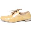 Miu Miu Pre-Owned - Derby con decorazione - Donna - pelle di vitello/pelle di vitello/pelle di vitello - 36 - Toni neutri