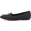 Dolce & Gabbana Pre-Owned - Mocassini con ricamo - Donna - gomma/pelle/tessuto/pelle - 36.5 - Nero