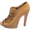 Christian Louboutin Pre-Owned - Stivali con fibbia 120mm - Donna - pelle di vitello/pelle di vitello/pelle di vitello - 41 - Toni neutri