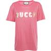 Gucci Pre-Owned - T-shirt con logo - Donna - cotone - S - Rosa