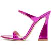 Gianvito Rossi - Sandali Aura con cinturini Pre-owned 105mm - Donna - pelle di vitello/pelle di vitello/pelle verniciata - 36 - Rosa