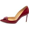 Christian Louboutin Pre-Owned - Pumps in pelle 80mm - Donna - pelle/pelle/pelle - 36.5 - Rosso