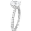 LB Exclusive - Anello Oval in oro bianco 14 carati con diamanti - Donna - diamante di laboratorio/oro bianco 14kt - Taglia unica - Argento