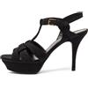 Saint Laurent Pre-Owned - Sandali Tribute 110mm - Donna - pelle di vitello/Glitter/pelle scamosciata di vitello/pelle scamosciata di vitello/pelle ...