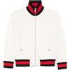 Gucci Pre-Owned - Bomber con decorazione Web - Donna - poliestere - S - Toni neutri