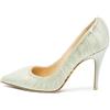 Jimmy Choo Pre-Owned - x Off-White Pumps a strati 110mm - Donna - PVC/pelle/pelle - 39 - Blu