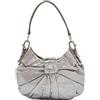 Saint Laurent Pre-Owned - Borsa a spalla in pelle con fiocco - Donna - pelle/raso - Taglia unica - Argento