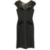 Prada Pre-Owned - Abito midi con cut-out - Donna - lana vergine/tessuto - 42 - Grigio
