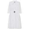 Prada Pre-Owned - Chemisier plissettato - Donna - cotone - 38 - Bianco