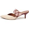 Malone Souliers - Mules Maisie 60mm 2023 - Donna - pelle/pelle/pelle lucida/pelle - 36.5 - Toni neutri