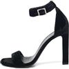 Saint Laurent Pre-Owned - Sandali Grace con tacco 110mm - Donna - gomma/pelle/velluto/pelle - 38 - Nero