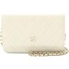 CHANEL Pre-Owned - Borsa a spalla matelassé 2021 - Donna - pelle caviar - Taglia unica - Bianco