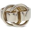 Hermès Pre-Owned - Anello Deux Anneaux 1990-2000 - Donna - placcatura in argento - Taglia unica