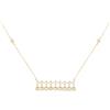 LB Exclusive - Collana in oro giallo 14 carati con diamanti - Donna - diamanti/oro giallo 14kt - Taglia unica