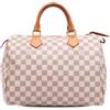 Louis Vuitton Pre-Owned - Borsa Speedy 30 Boston in tela Damier Azur 2013 - Donna - pelle/tela - Taglia unica - Bianco