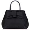 Prada Pre-Owned - Borsa a tracolla in tessuto Canapa con logo e fiocco 2013-2025 - Donna - nylon - Taglia unica - Nero