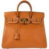 Hermès Pre-Owned - Borsa a mano Haut À Courroies 32 1995 - Donna - Pelle di vitello pieno fiore - Taglia unica - Toni neutri
