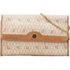 Christian Dior Pre-Owned - Borsa a tracolla Honeycomb in tela cerata con catena XX secolo - Donna - tessuto/pelle di vitello - Taglia unica - Marrone