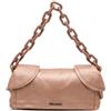 Prada Pre-Owned - Borsa a spalla in nappa con ruches e catena in resina 2000-2025 - Donna - nappa - Taglia unica - Marrone