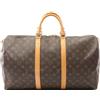Louis Vuitton Pre-Owned - Borsa a spalla Keepall 50 con monogramma 2011 - unisex - pelle/PVC/tela - Taglia unica - Marrone
