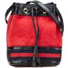Gucci Pre-Owned - Borsa a secchiello Ophidia mini in pelle scamosciata e lucida con decorazione Web 2016-2025 - Donna - pelle scamosciata - Taglia ...