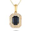 LB Exclusive - Collana in oro giallo 14 carati con zaffiri - Donna - zaffiri/oro giallo 14kt/diamanti - Taglia unica
