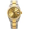 Rolex - DateJust 36mm - Uomo - vetro zaffiro/oro giallo 18kt/acciaio inossidabile - Taglia unica - Toni neutri