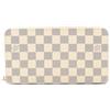 Louis Vuitton Pre-Owned - Portafoglio Zippy Damier Azur 2006 - Donna - PVC/lino - Taglia unica - Toni neutri