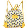 Gucci Pre-Owned - Zaino Wallpaper Neo Vintage in cotone con coulisse e motivo GG 2016-2025 - unisex - cotone - Taglia unica - Giallo