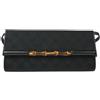 Gucci Pre-Owned - Borsa a spalla GG Bamboo 1990-2000 - Donna - tela/pelle - Taglia unica - Nero