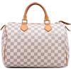 Louis Vuitton Pre-Owned - Borsa Speedy 30 Boston in tela Damier Azur 2009 - Donna - tela/pelle - Taglia unica - Bianco