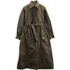CHANEL Pre-Owned - Cappotto in cotone con cintura 1986-1988 - Donna - cotone/cotone/seta - 34 - Marrone