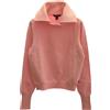 Louis Vuitton Pre-Owned - Maglione con colletto a coste anni 2010 - Donna - lana - XS - Rosa