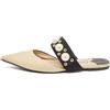 Jimmy Choo Pre-Owned - Mules Basette - Donna - tela/rafia/gomma/pelle/pelle - 37.5 - Toni neutri