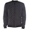 Dolce & Gabbana Pre-Owned - Bomber a pois - Uomo - montone/pelle di agnello/acetato/poliammide/viscosa - 50 - Nero