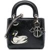 Christian Dior Pre-Owned - Borsa a tracolla m in pelle di cervo effetto ceramica con applicazione gioiello a forma di cigno 2016 - Donna - pelle - ...