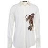 Roberto Cavalli Vintage - Camicia con ricamo Pre-owned - Uomo - elastam/cotone - L - Bianco