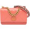 CHANEL Pre-Owned - Borsa a tracolla 19 in pelle di agnello trapuntata con catena 2020 - Donna - pelle di agnello - Taglia unica - Rosa