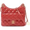 CHANEL Pre-Owned - Borsa a spalla in pelle trapuntata anni 2010 - Donna - pelle di vitello - Taglia unica - Rosso