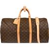 Louis Vuitton Pre-Owned - Borsone Keepall Bandouliere 1998 - unisex - PVC/pelle - Taglia unica - Marrone