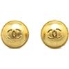 CHANEL Pre-Owned - Orecchini tondi CC a clip con placcatura oro 1995 - Donna - placcatura in oro - Taglia unica