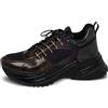 Louis Vuitton Pre-Owned - Sneakers Run Away Pulse con monogramma - Donna - gomma/tela/rete (mesh)/tessuto - 38.5 - Nero