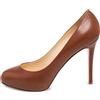 Christian Louboutin Pre-Owned - Pumps Simple 105mm - Donna - pelle/pelle/pelle - 38.5 - Marrone