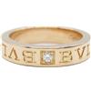 Bvlgari Pre-Owned - Anello B.Zero1 in oro rosa 18 carati con diamanti anni 2010 - unisex - oro rosa 18kt - Taglia unica